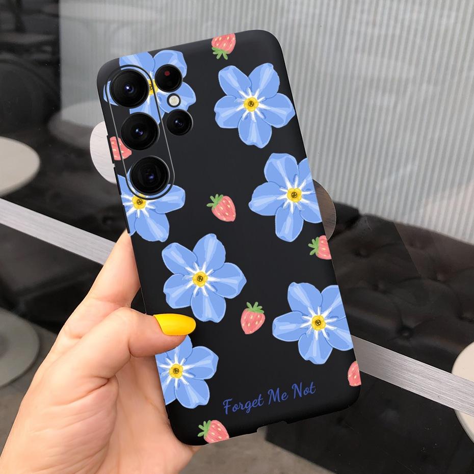Silicone Case For Samsung S23 Ultra 5G Phone Cases Lovely Printing Soft TPU Cover For Samsung Galaxy S23 S 23 Plus S23+ Coque