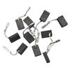 10pcs Carbon Brushes Compatible with For Metabo Angle Grinder Models WQ 1400WQ 1000WQ for Improved Motor Performance