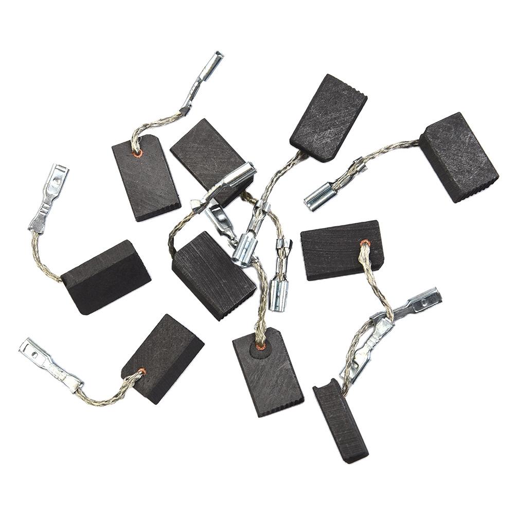 10pcs Carbon Brushes Compatible with For Metabo Angle Grinder Models WQ 1400WQ 1000WQ for Improved Motor Performance