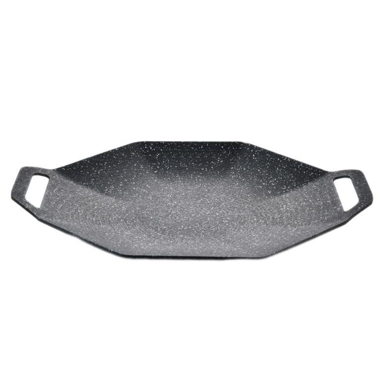 Korean Multifunction Frying Pan Outdoor Grill Pans No Stick Barbecue Plate Camping Cookware Saucepan Kitchen Utensils