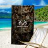 Beach Towel with Realtree Outfitters Decal Pattern - Soft,absorbent,machine Washable Lightweight&Modern,swimming,Travel Essentials