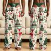 Men's Funny Sleep Pants with Fake Underwear Print Halloween Novelty Pajama Pants