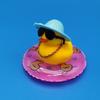 Grazioso Duckling Giallo Ornamento per Cruscotto Figurine per Console Centrale Auto - Miniatura