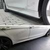 Glossy Black Carbon Fiber Side Skirts with Aero Surrounds for 12-19 BMW 3 Series F30 F31 MP Models.