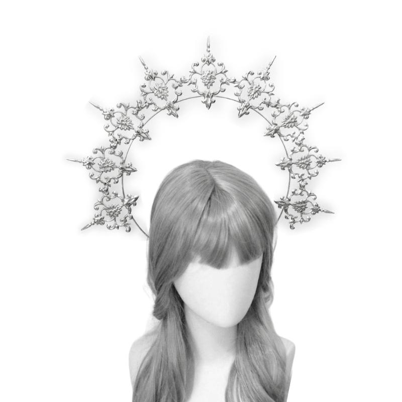 

Halloween Tiaras Headband Crafting Bag Crown Hairband Party Costume Vintage Church Hairhoop Female Hair Accessories