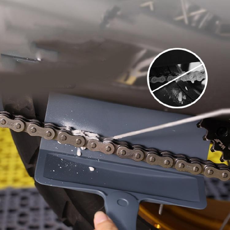 Motorcycle Chain Care Accessory Splash Proof Cover Foldable Protector Ensures Clean Workspaces During Oil Application