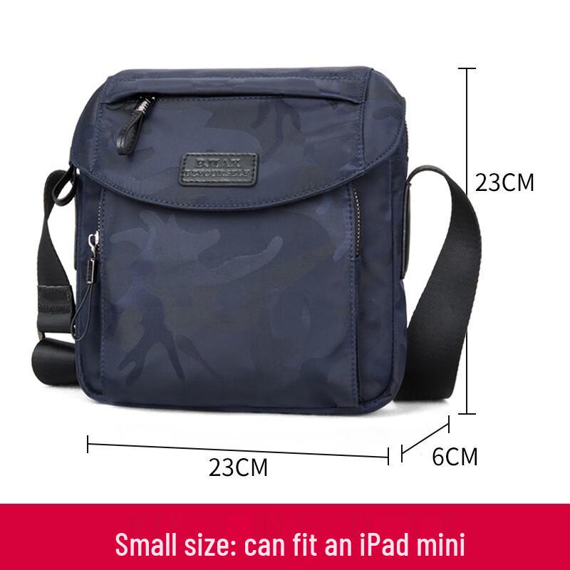 BJIAX Men's Water-Resistant Camouflage Crossbody Shoulder Bag