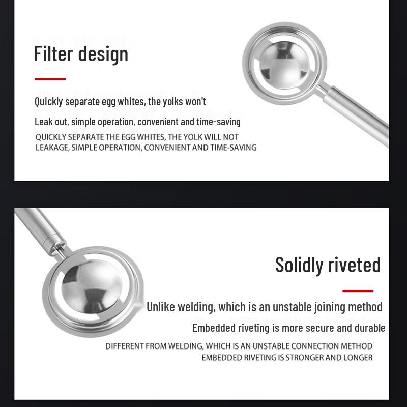 Stainless Steel Egg Separator