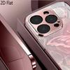 Pink Butterfly 2DFlat For iPhone17 18 16 15 14 13 12 11 Pro Max XS XR 8 7Plus Phone Cover Shockproof Protective Back Cover