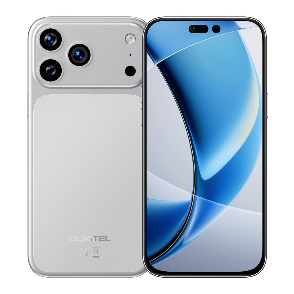 Oukitel C17 PLUS Android 16 Handy Entsperrt 2026-24GB+256GB, 6,9'' 120Hz, 5000mAh Smartphone, 64MP+8MP, 3,5mm Klinke /GPS
