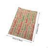 20 Pieces Christmas Wrapping Paper Flower Traditional Gift Wrap for Festive