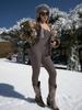 Women's Sleeveless Ribbed Tank Yoga Jumpsuit - Body Shaping Sport Jumpsuit