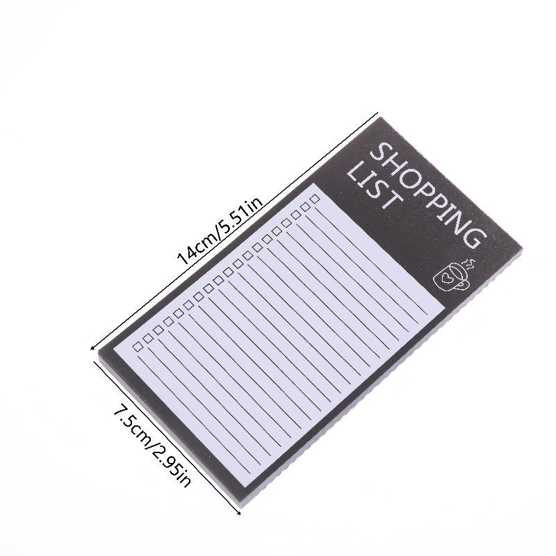 פנקס תזכורות מגנטי לוח הודעות למקרר פנקס קריעה נייד מתכנן תזכורות רשימת קניות לבית משרד בית ספר