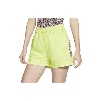 Bedruckte gerade Shorts Damen shorts Gelb CW2505-367