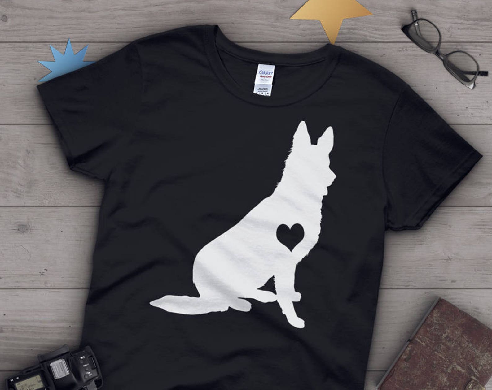 German Shepherd Shirt,  , Dog Lover Gift, Cute German Shepherd Mom T-shirt, Dog Lover Tshirt, Pet Graphic Tee, Tops, Pink Blue Navy 130