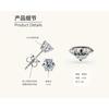 Silvere Glam A Classic Six-prong Moissanite Stud Earrings With A High-end Feel Give A Gift To Her Best Friend