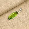 Gorgeous Peridot Gemstone Handmade 925 Sterling Silver Jewelry Pendant For Women