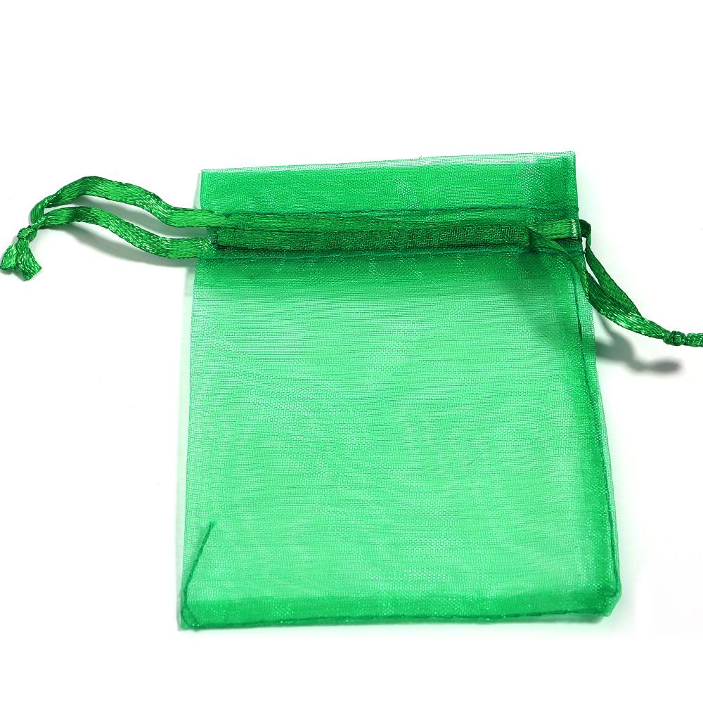 10pcs 7X9cm Organza Bags Solid Color Drawstring Jewelry Packaging Bags For Wedding Birthday Party Christmas Candy Gifts Pouches