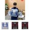 Adorable Cartoon Bear Nylon Backpack For Kids With Breathable Design And Trendy Color Blocking
