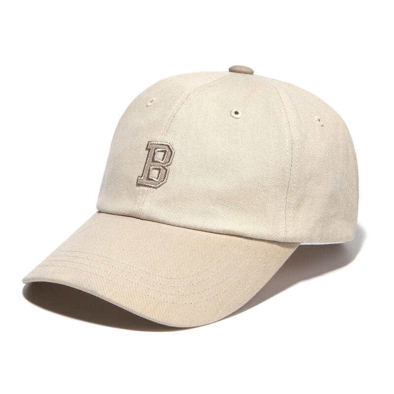 Non-Logo Curve Cap - Cream/Beige