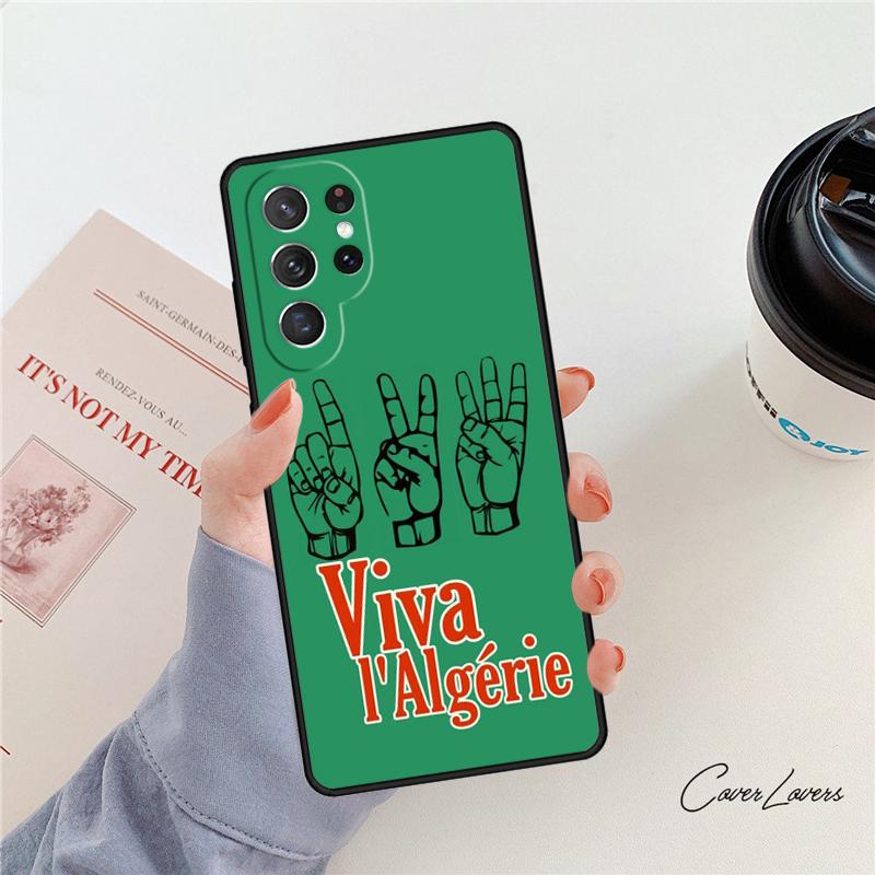 Algeria Flag phone case For Samsung Galaxy S24 S25 S23 S22 Ultra Note 10 20 Plus S20 S21 FE Cover