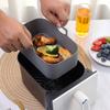Silicone world Air Fryer Silicone Basket Silicone Mold Airfryer Oven Baking Tray Pizza Fried Chicken Basket Reusable Pan Liner