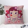 Cute Candy Brand FFujiya Cushion Cover Breathable Linen Pillow Cover SkinFriendly Home Decor Pillowcase with Hidden Zipper