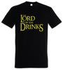 Das Lord Of The Drinks T-Shirt Lustige Ringe Party Alkohol Betrunken Trinken Verschwendet