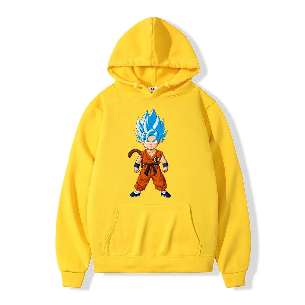 Japanese Anime Hoodie Unisex Women Dragon-ball Hip Hop Winter Fleece Hooded Unisex Harajuku Sweatshirts Clothes Male Dropshipping