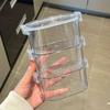 Stackable Salt Jar Transparent Spice Organizer Kitchen Storage Tools Food Storage Box  Tea Coffee