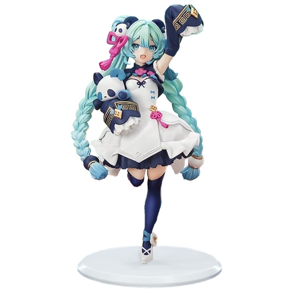 18CM Anime Beautiful Cute Girl Figure National Style Fashion Panda MODERNCHINA Model Toys Gift Collection Action Figure Doll PVC