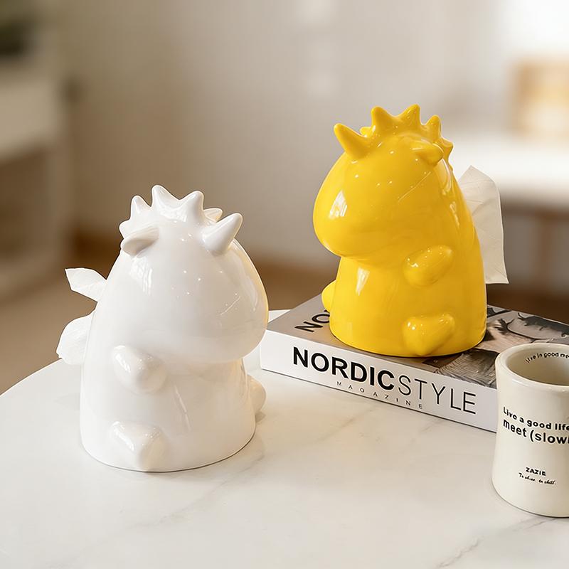 Cute Unicorn Tissue Box Home Living Room Decoration Ornament Cartoon Tissue Box Kitchen Bathroom Storage Supplies Gift