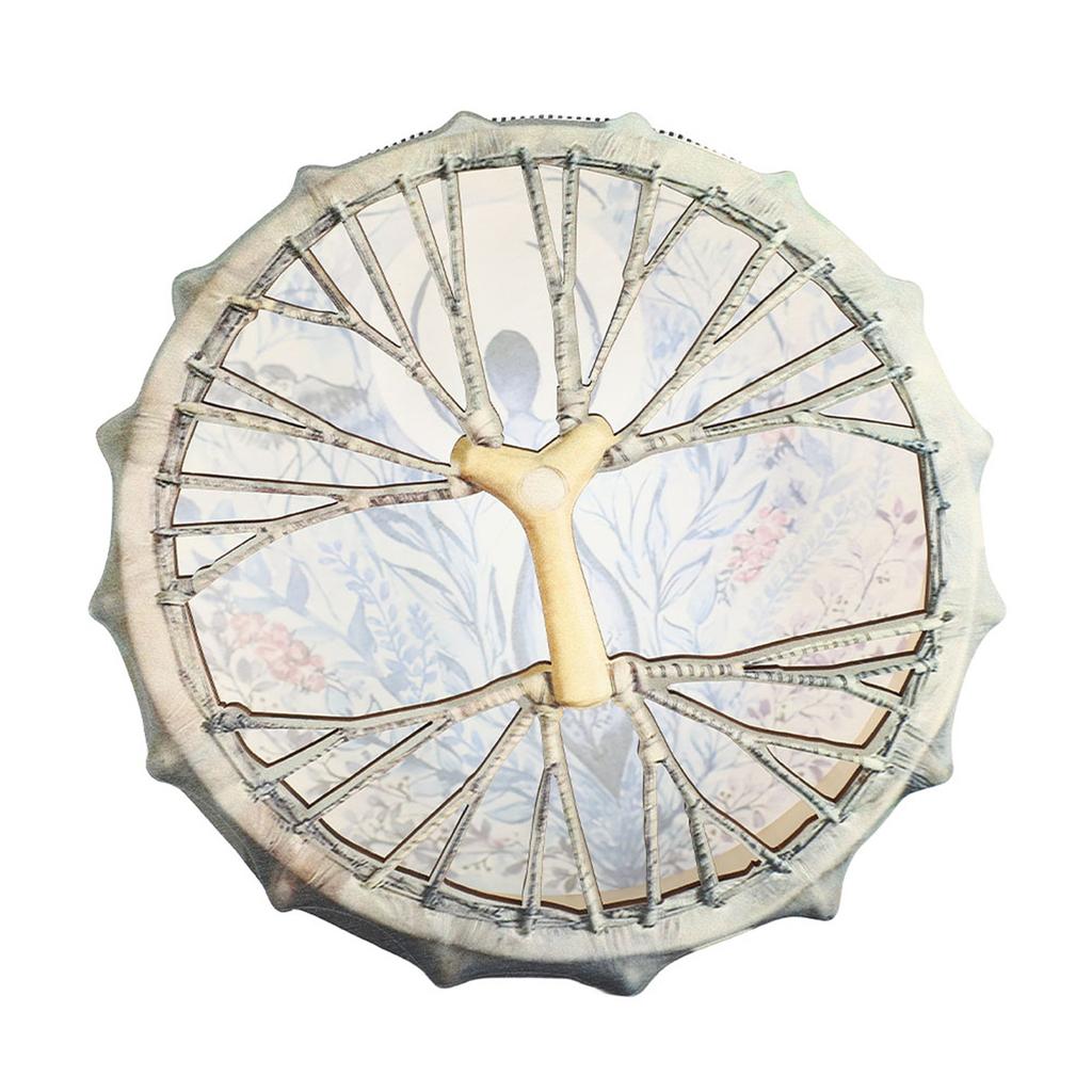 Šamanský buben Sibiřský buben Spirit Music Ručně vyráběný šamanský buben s domácí dekorací bubnové tyče