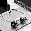 Aokewen Eyeglass-Style Binocular Magnifier with LED