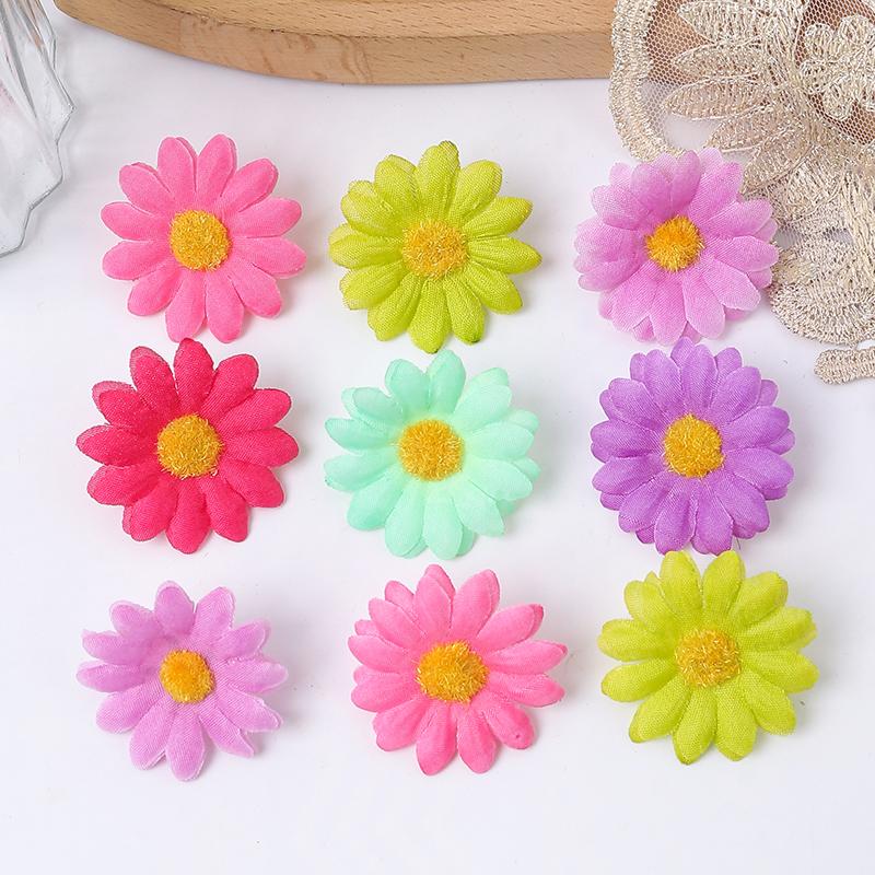 10/20 Stück Künstliche Sonnenblume Doppelschicht Seide Simulationsblume Für Wohnzimmer Küchendekoration Gartendeko DIY Zubehör