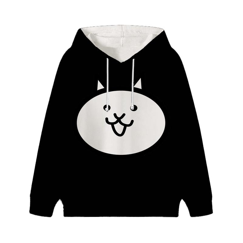 

The Battle Cats Дитячі толстовки Дитячий пуловер Повсякденний одяг Дитяча дівчинка Хлопчик Мультфільм Kawaii Топи Світшоти 130 армія зелений колір