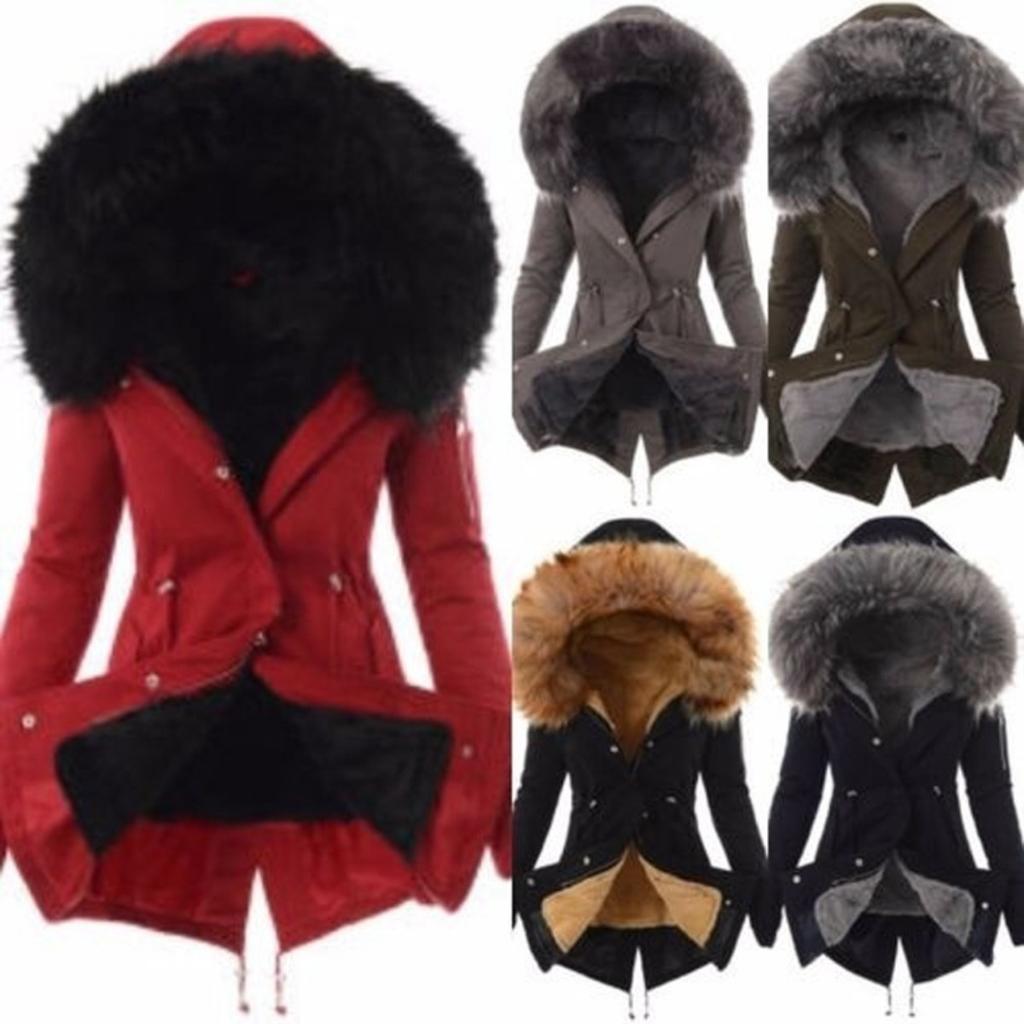 2025 New Women's Winter Cotton Coat Hooded Slim Warm Zip Jacket Fashion Outerwear for Women