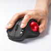 Sanwa Supply Wireless Trackball (Silent, 5 Buttons, Thumb Operation) MA-WTB185BK