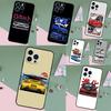 Sports Car JDM Drift Case For iPhone 16 Pro Max 15 14 12 11 13 17 Pro Max Plus 12 13 Mini 16e 17 Air Back Cover
