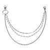 Cross Pendant Chain Belt With Pearl Layers For Men And Women Summer Fashion Accessories
