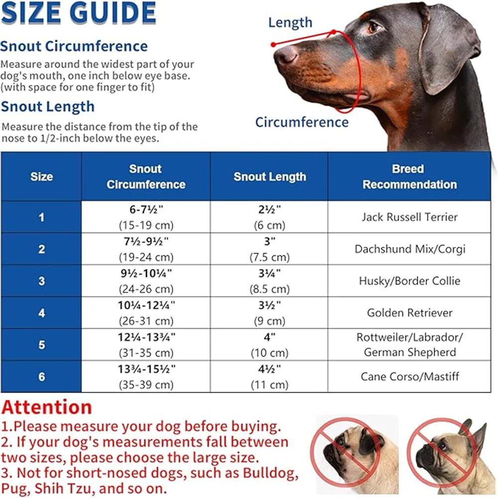 Against Biting Barking Large Dog Mask Anti-barking Medium Muzzle Dog Comfy Breathable Basket Muzzle Guard For Pets