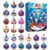 Animal Advent Calendar 2D Hanging Ornament for Christmas Countdown