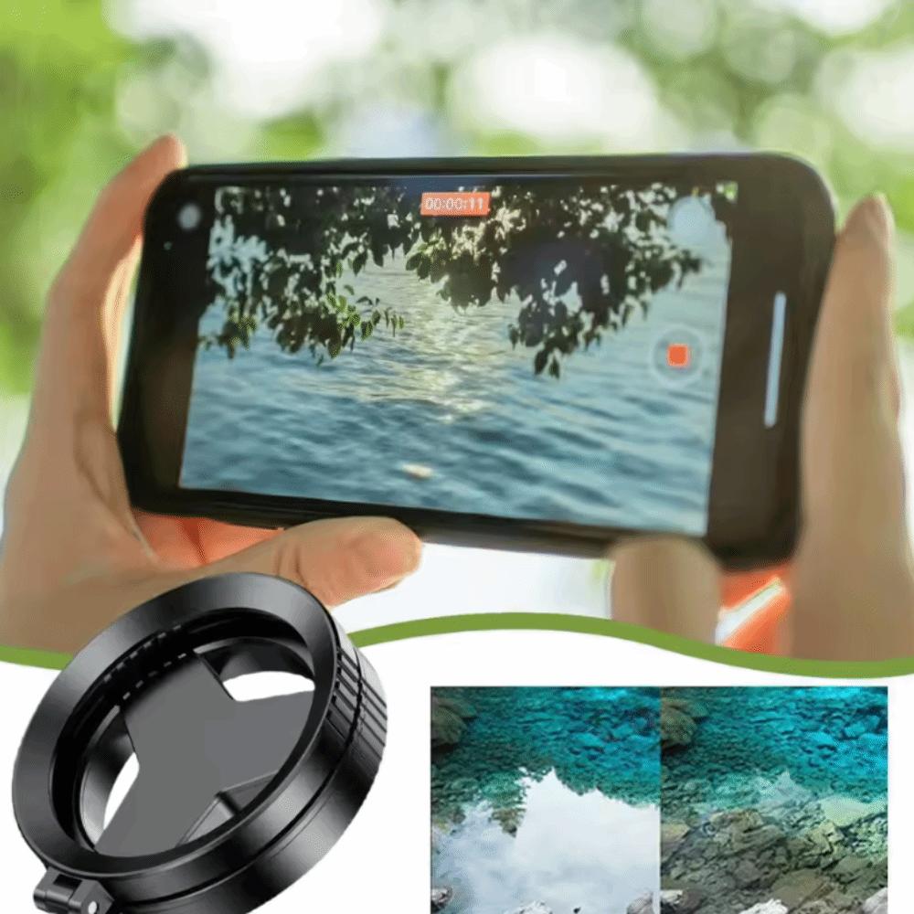 Magnetic CPL Phone Filter Remove Reflections Phone Filter Lens  Glass Buildings