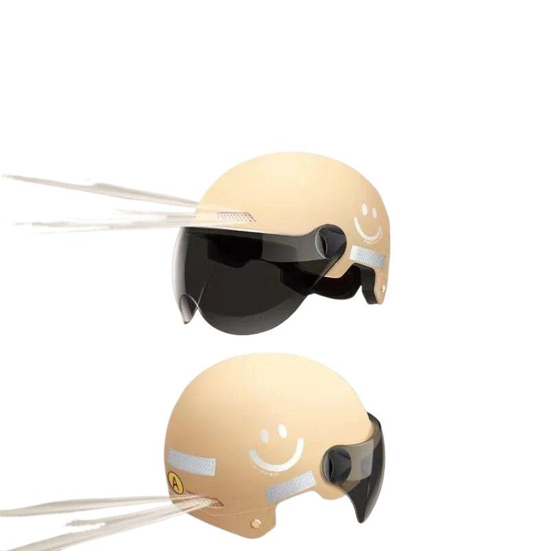 3C Certified Electric Bicycle Helmet with Sun Protection for Men & Women, Universal Fit for All Seasons