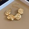 Metal Conch Collar Pendant Luxury Trendy Necklace Earring Set  European American Style