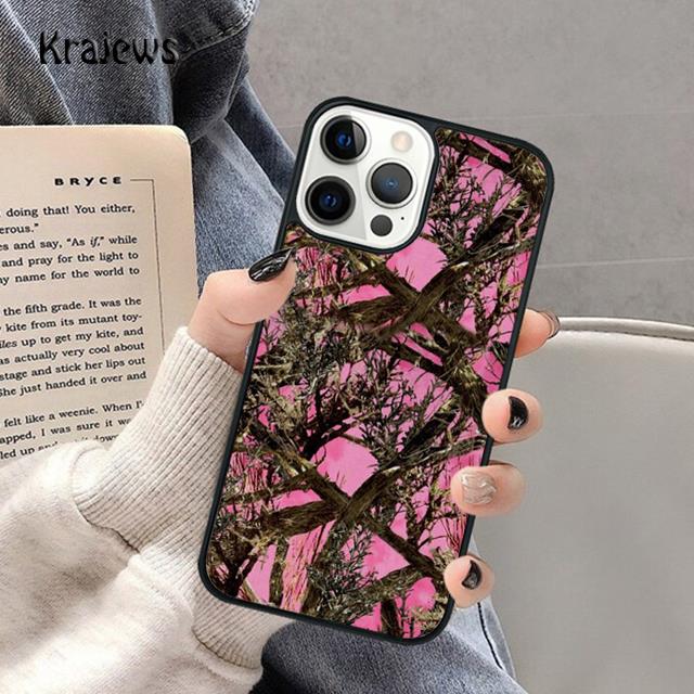 

Deer Hunting Camo Soft Phone Case For iPhone 17 Air 16 15 14 Max Plus 11 12 13 Pro Max Phone Cover coque Fundas iPhone 13
