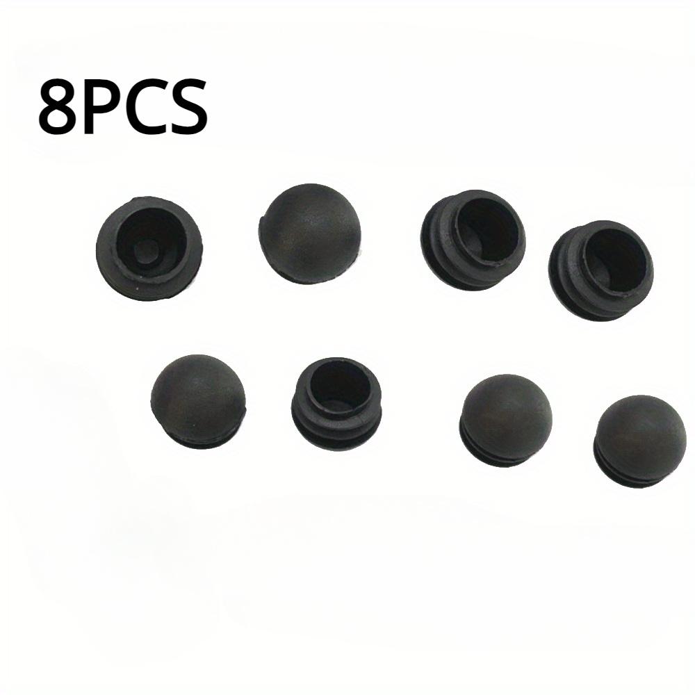 8PCS 25mm Round head plug round tube stainless steel plastic inner plug set table and chair foot mat ball plug table chair foot