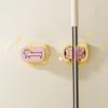 Multi-functional Plastic Suction Cup Mop Clamp Wall Mounted Waterproof Mop Broom Holder Reusable Cute Broomstick Hanger Balcony