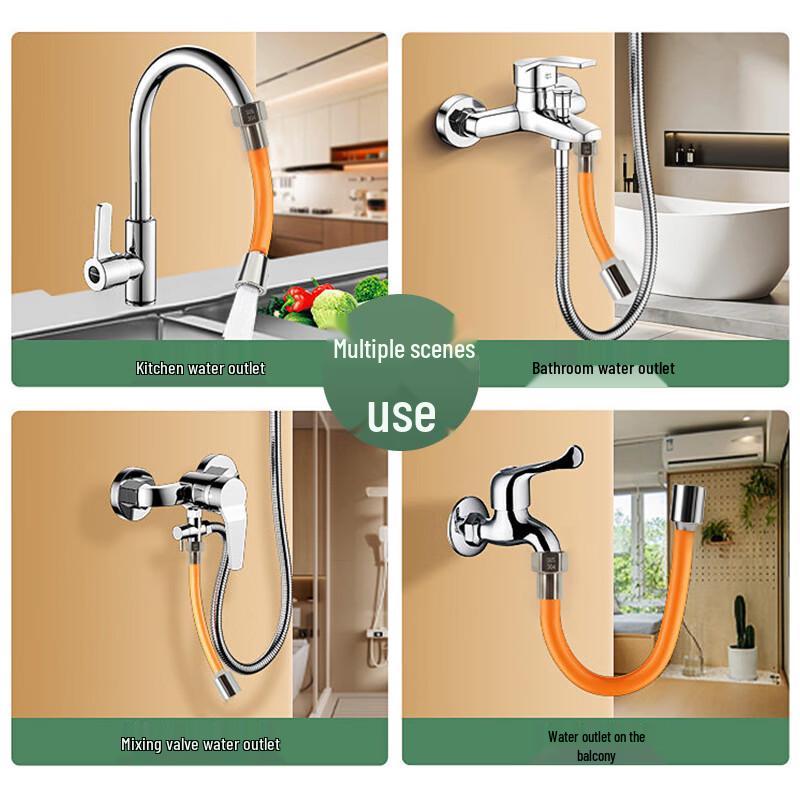 KEGOO Faucet Extender with Universal Rotating Nozzle