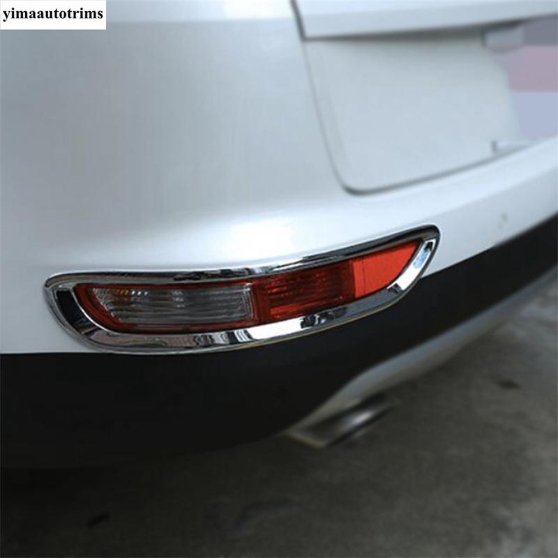 Car Rear Fog Lamp Light Frame Decoration Cover Trim For Kia Sportage 4 QL 2016 2017 2018 ABS Chrome Accessories Exterior Refit